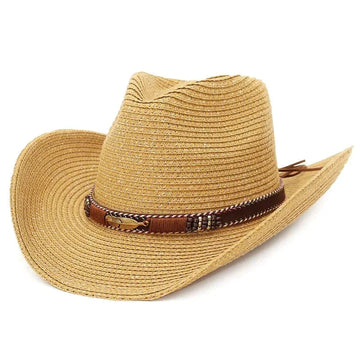 Western Cowboy Straw Sun Hat