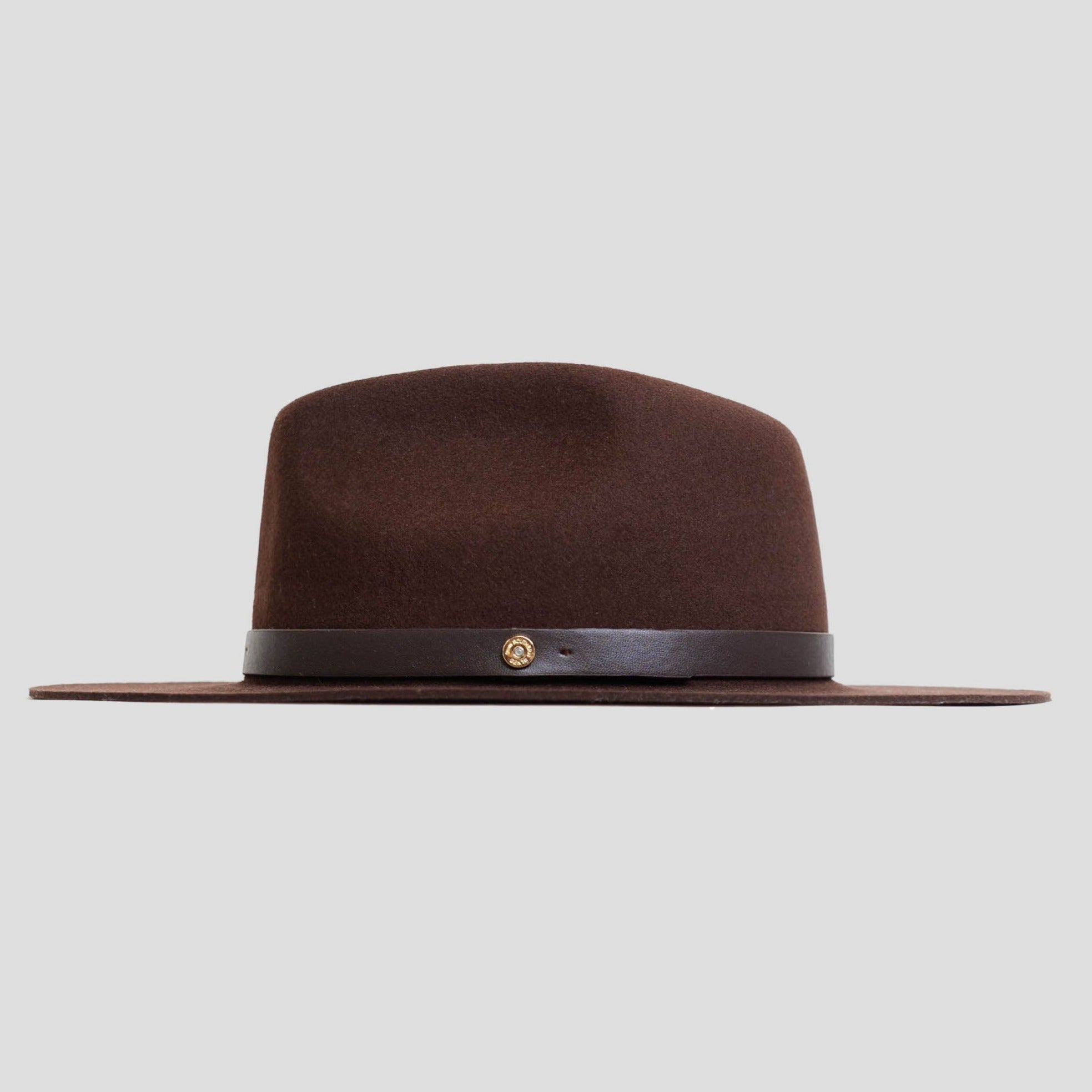 Dapper Men's Felt Fedora Hat – Brown