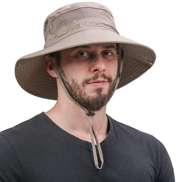 Wide Brim Fisherman's Hat Outdoor Breathable Sun Hat