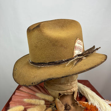 The Bootlegger Golden Distressed Cowboy Hat