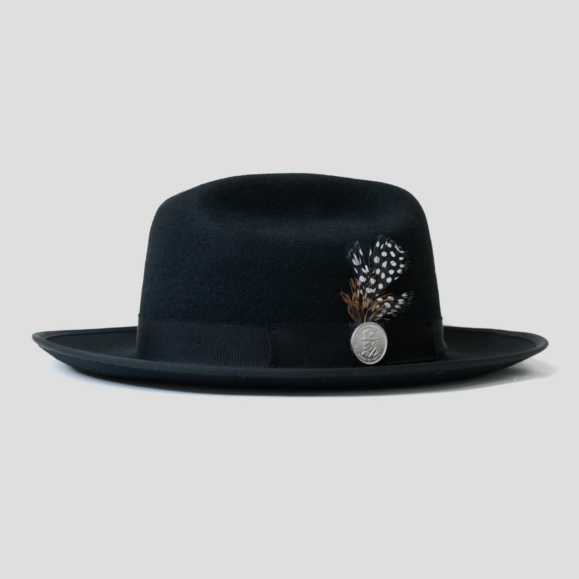 Sharp Miller Ranch Fedora Hat - Black