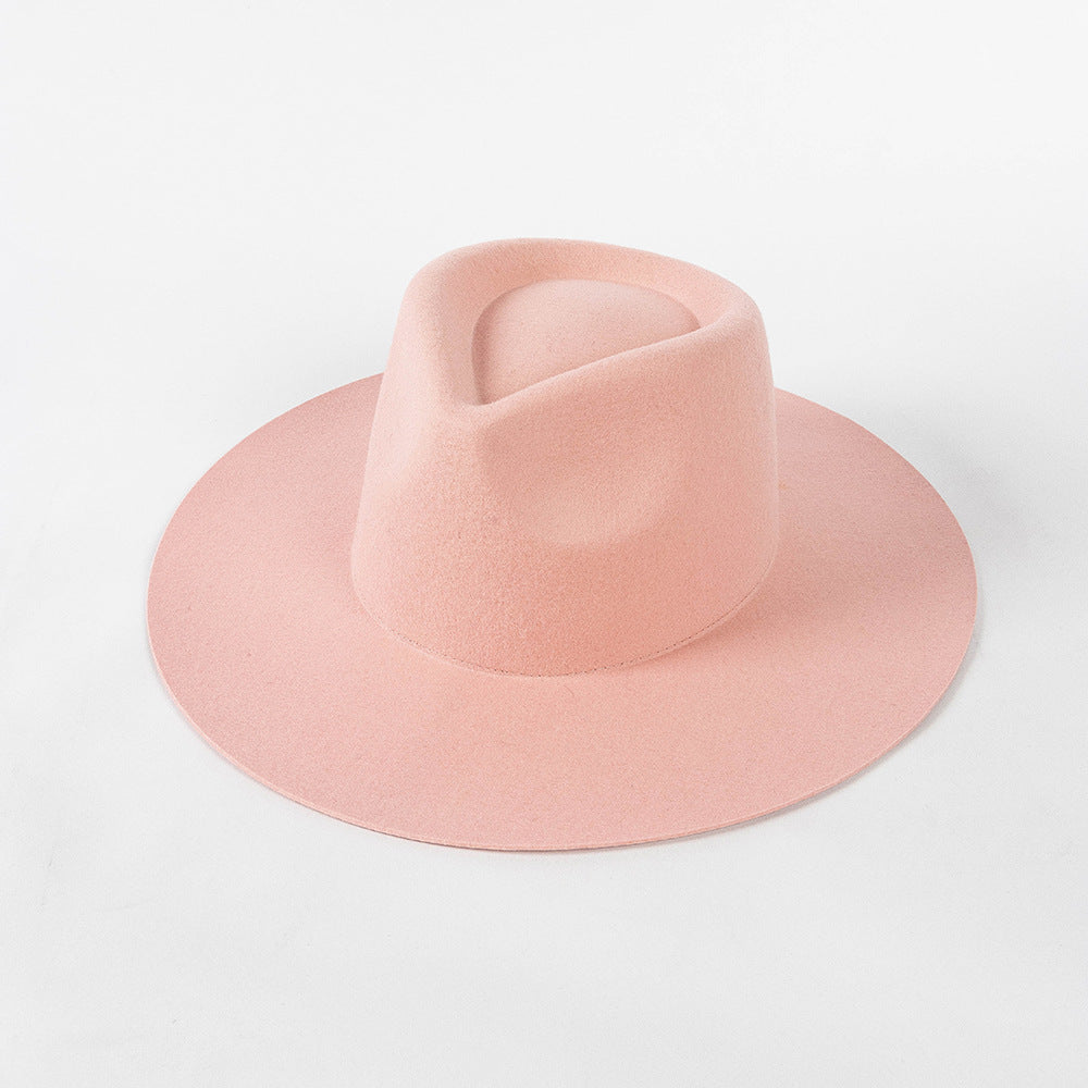 Whisper Wool Felt Wide Brim Fedora Hat