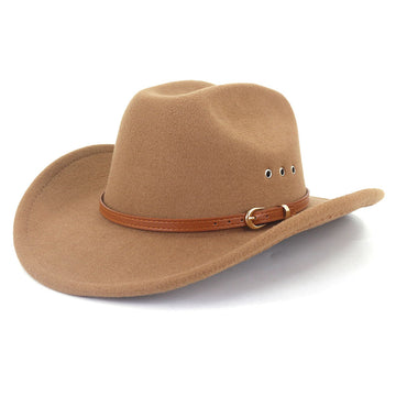 Trail Felt Short Brim Cowboy Hat 03
