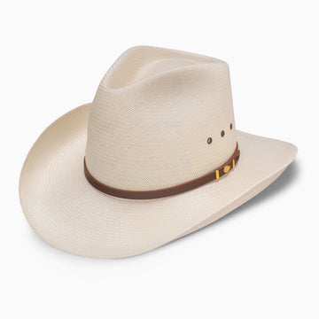 Rugged Elegance Straw Cowboy Hat