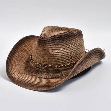 Straw Hat Tassels Western Cowboy Hats