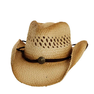 Sundance Sunset Wrangler Mens Toyo Straw Cowboy Hat