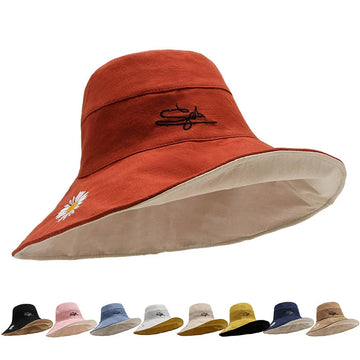 Women's Double-sided Large Brim Sun Hat