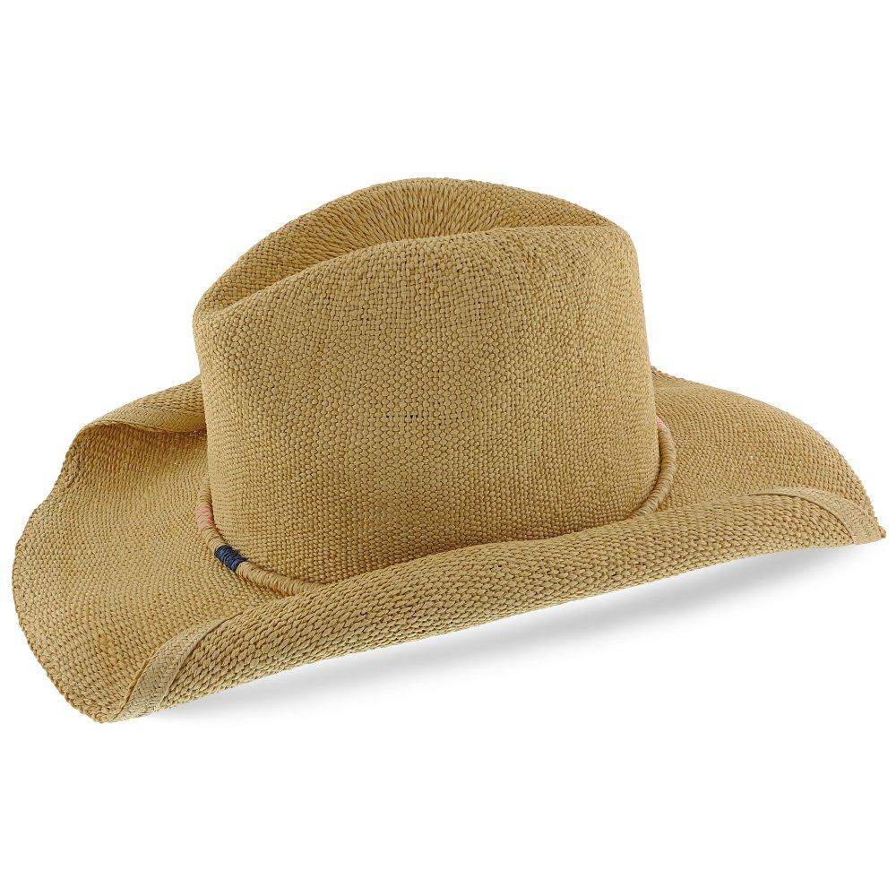 Tropical Trends 100% Toyo Straw Western Hat