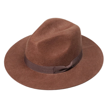 Timeless Soft Felt Hat – Effortless Brown Elegance