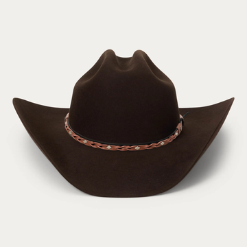 Outrider Felt Cowboy Hat - Chocolate