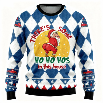 Ugly Christmas Sweater Party [2025] | Santa Claus "HO HO HO" Design Edition