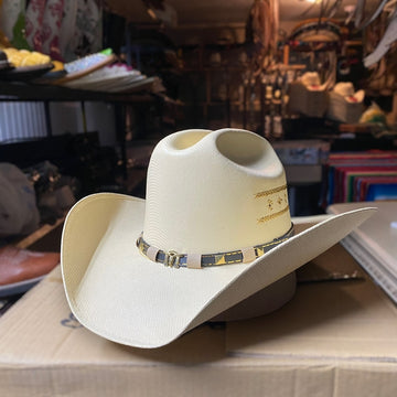 Rodeo Western White Cowboy Hat