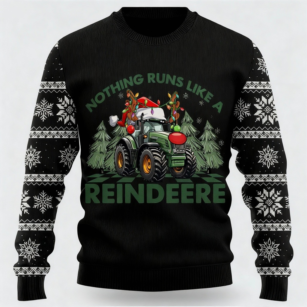 Car Print - Black Holiday Icon Sweater