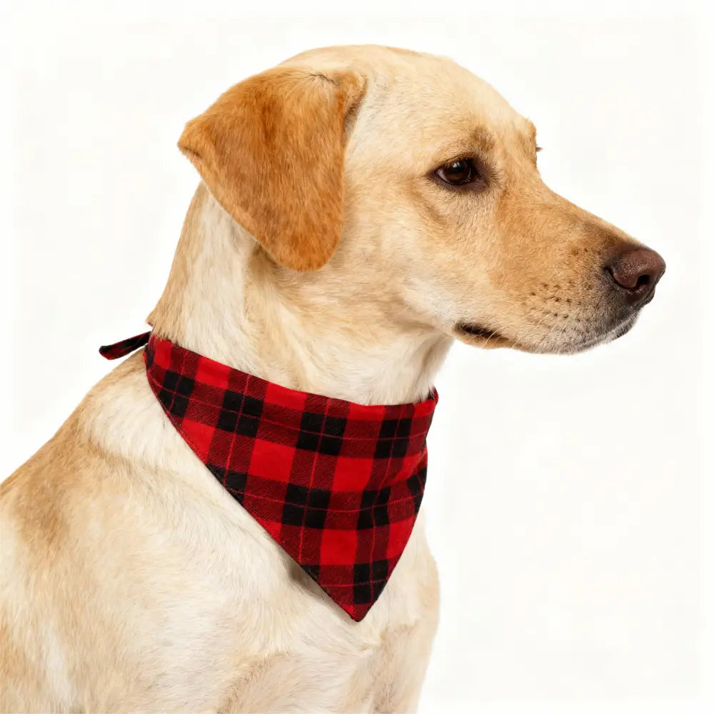 Christmas Family Matching Red and Green Plaid Button Up Long-sleeve Pajamas Sets - Pet*Onesize - Christmas