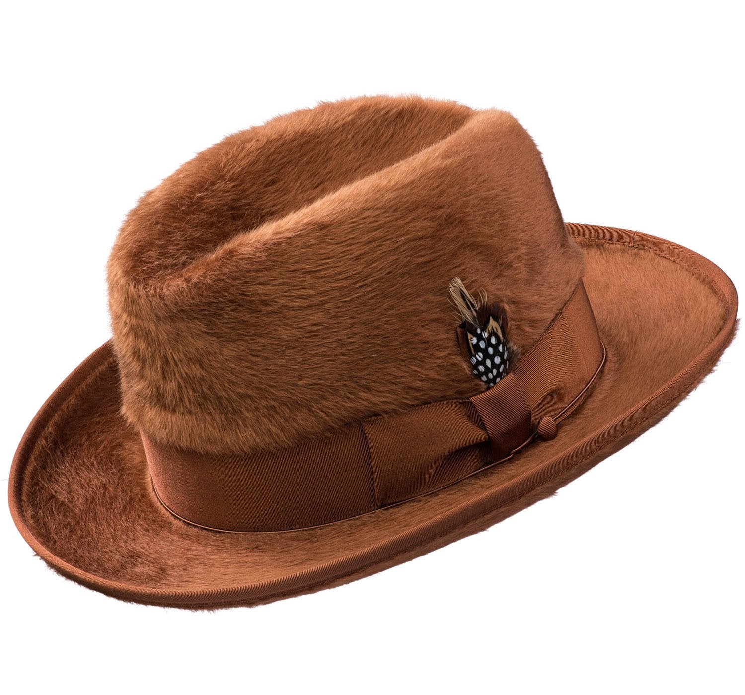 Dapper Gent's Fedora Homburg Beaver Hat