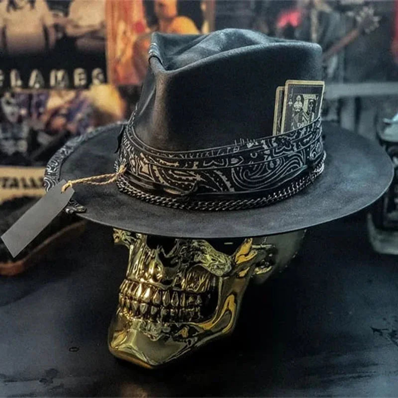 "Harvester Of Sorrow" Handmade Skull Hat