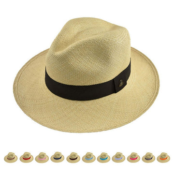 Genuine Panama Classic Summer Fedora Hat