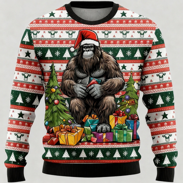 Funny Animal Print - Ugly Christmas Icon Mash-Up