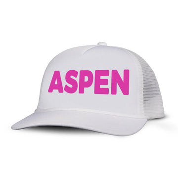 ASPEN Letter Printed Trucker Hat