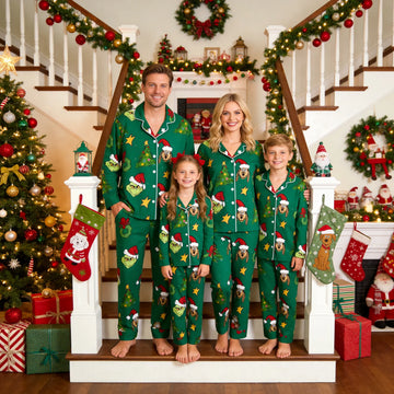 Resort-Style Button-Down Cotton Family Loungewear