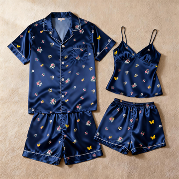 Silky Satin Pajamas for Two ¨C Luxurious Sleep Experience