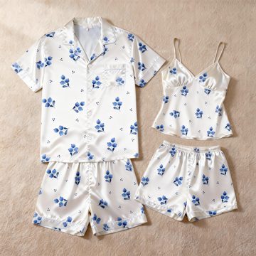 Couple¡¯s Silky Sleep Collection ¨C Satin Pajama Shorts
