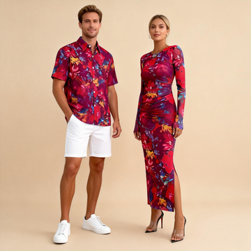 His & Hers Matching Dress Outfit – Simple & Romantic