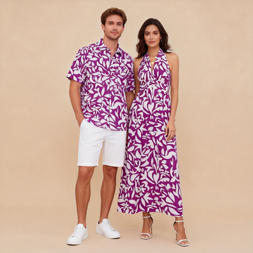 Matching Couples Dress Set – Vacation Couple Look