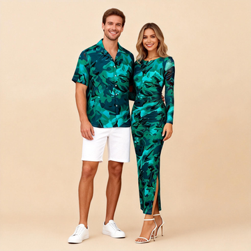 Couples Matching Dress – Clean Lines, Perfect Match