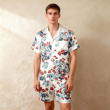 Lightweight Satin Pajamas for Men
