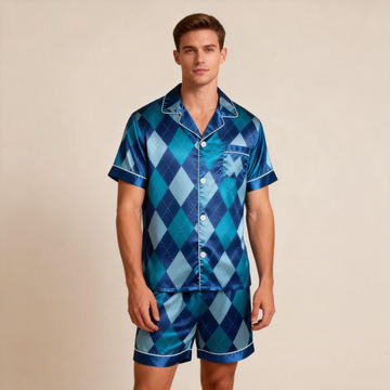 Cozy Nights Ahead with Men Satin Pajamas