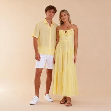 His & Hers Matching Dress Outfit – Shirt & Dress