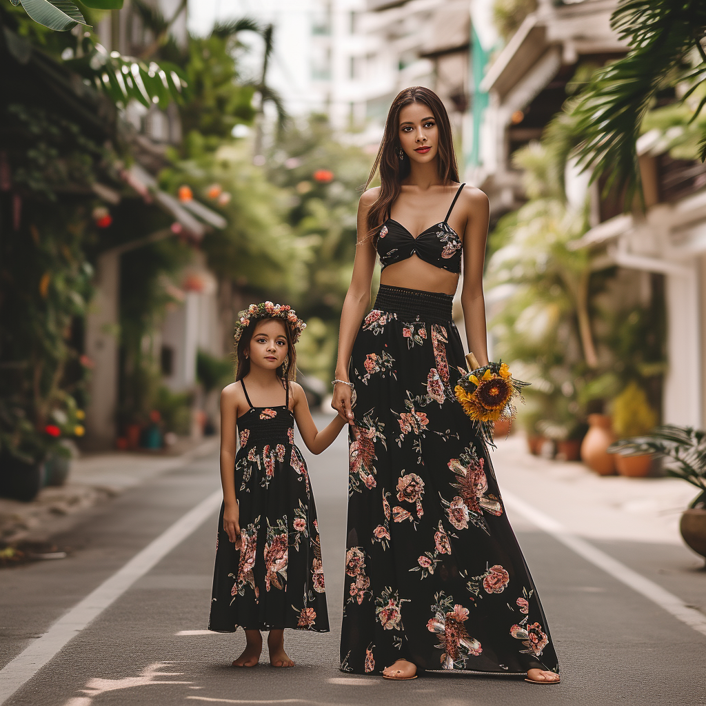 Mother and Daughter Matching Outfit