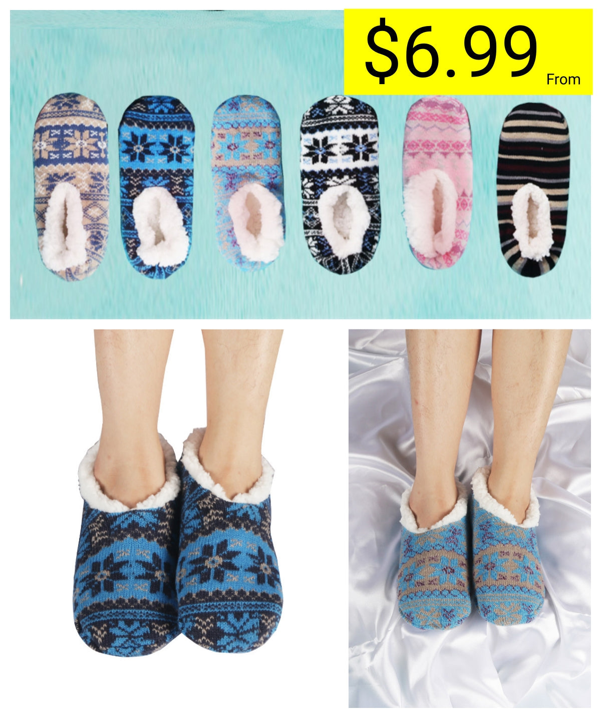 Warmth And Comfort Winter Floor Socks Ankle Socks For Women