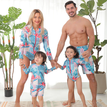 Family Matching One-Piece Swimsuit