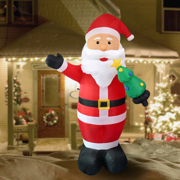 8 FT Christmas Inflatable Santa Claus