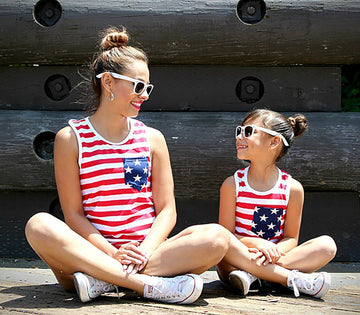 Independence Day Mom and me 4th Of July Tank Top