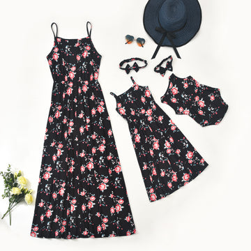 Floral Print Cami Dress For Mom & Girl