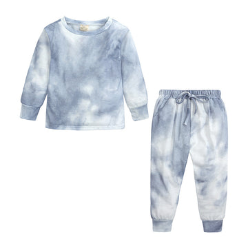 Tie-dye Print Kids Sports Suit Two-Piece Set