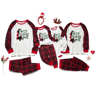Christmas Tree Christmas Pajama Set JJF1919
