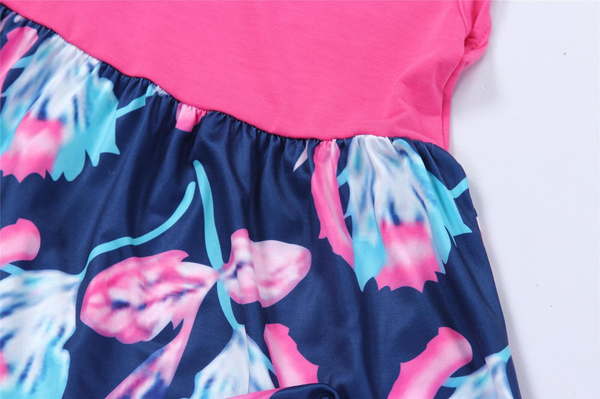 Trendy High-waist Boho Matching Maxi Dress for Mom and Me (3591448526932)