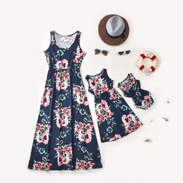 Floral Dresses for Mommy and Baby Girl