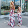 Sleeveless Floral Long Dress  for Mom and Me (2531981328468)