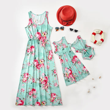 Floral Dresses for Mommy and Me