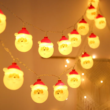 Santa Snowman String Lights Christmas Tree/Room Decoration Battery Lights