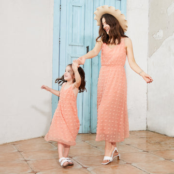 Mom & Me Cami Mesh Dress