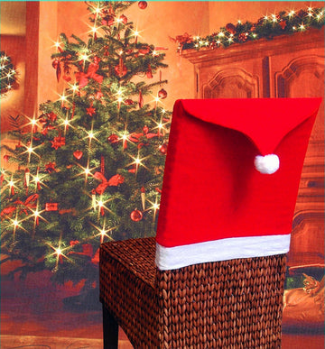 Christmas Home Decoration Chair Hat Set 4 Pieces/6 Pieces