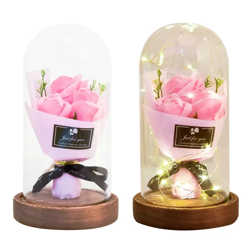 Rose Flower Bouquet Dome