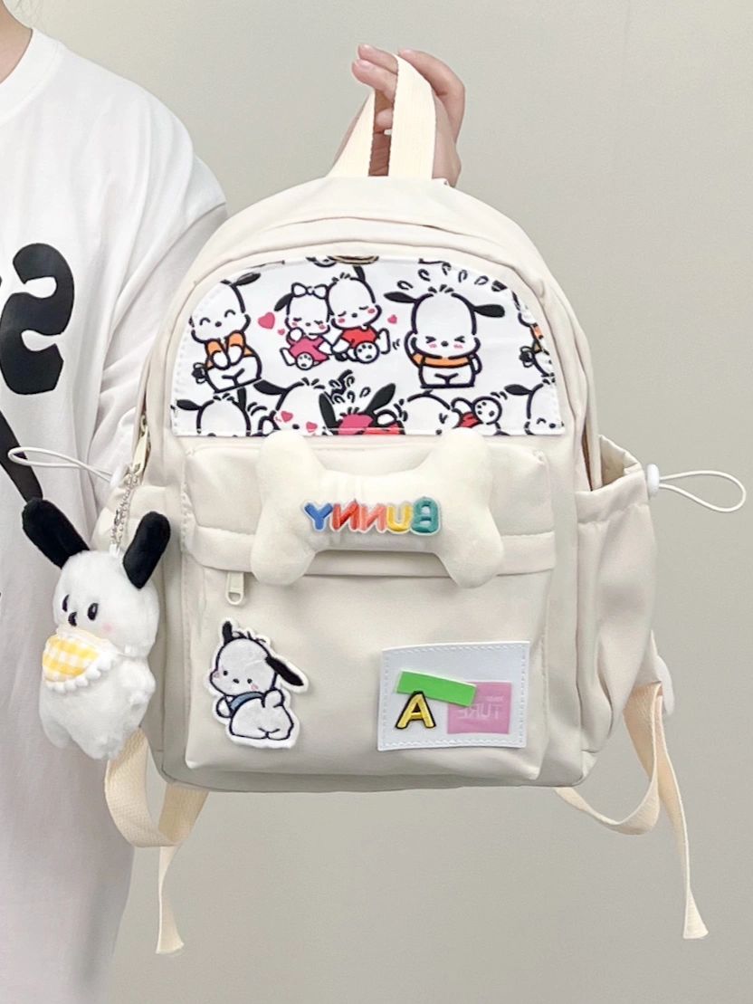 Pochacco Kawaii Backpack School Backpack Cute Aesthetic Backpack