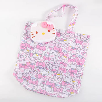 Sanrio Lightweight Portable Grocery Bag Large Durable Reusable Tote Bag